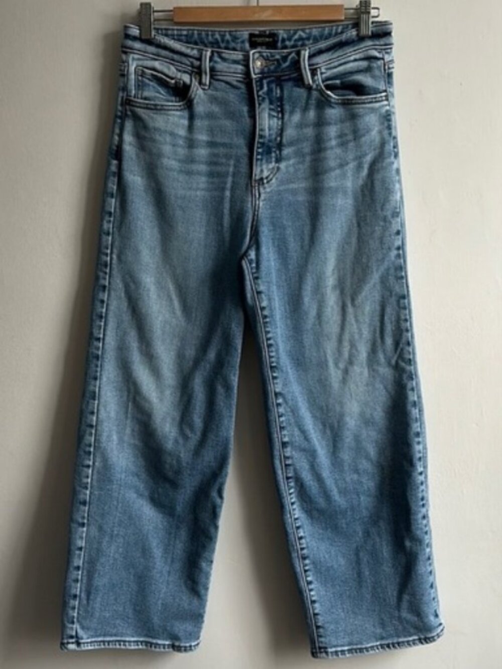 Silver Lanark crop jeans